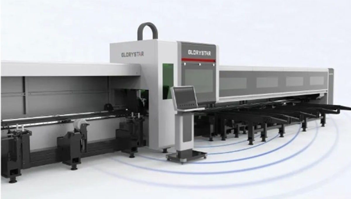高顏亮相！力星激光NS-6022HG三卡盤光纖激光切管機(jī)如期而「智」！